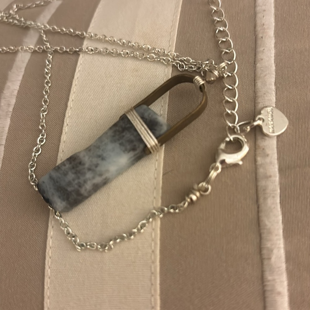 Nakamol Natural Stone & Silver Necklace - Picture 5 of 7